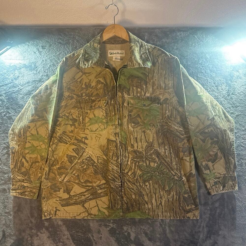 VTG 90s Gander Mountain RealTree Camo Shirt Jacket/Shacket Men’s XL